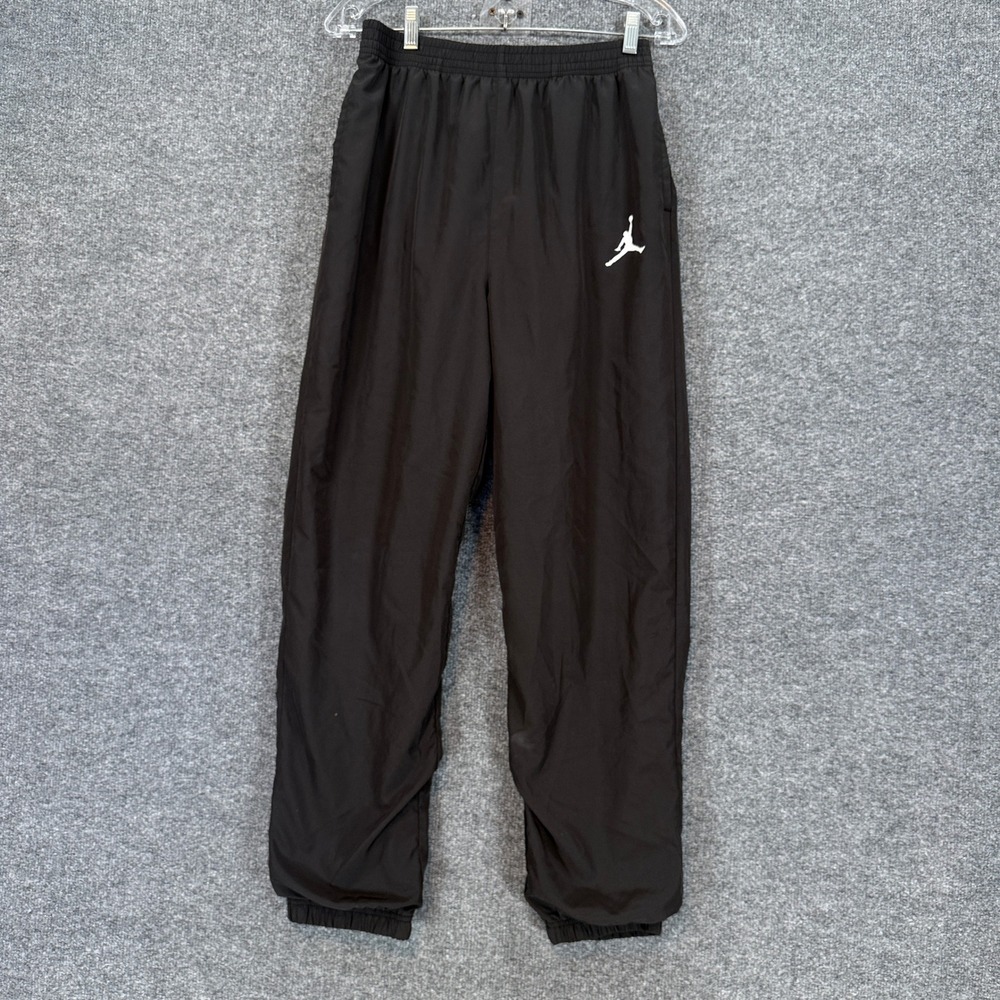 Jordan Track Pants Boys XL Black Jumpman Kids Youth Windbreaker Joggers Athletic